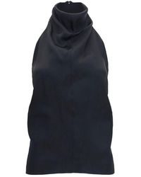 KHAITE - Black Acetate Shirt - Lyst