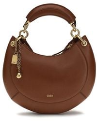 Chloé - Brown Calf Leather Bos Taurus Shoulder Bag - Lyst