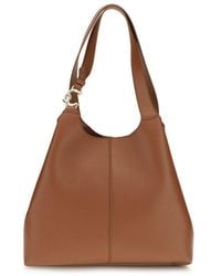 Coccinelle - Brown Calf Leather Bos Taurus Shoulder Bag - Lyst