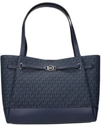 Michael Kors - Reed Shoulder Bag/Admiral Fabric - Lyst