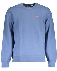 Levi's - Blue Cotton Men Sweater - Lyst