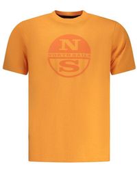 North Sails - Arancione Cotton Men's T - Lyst