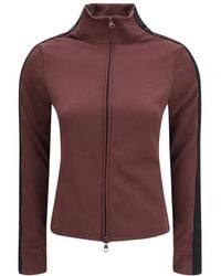 Courreges - Bordeaux Polyester Sweatshirt - Lyst