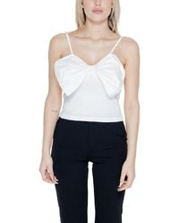 ONLY - White Organic Cotton Tank Tops - Lyst
