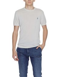 U.S. POLO ASSN. - Gray Cotton T - Lyst