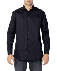 SELECTED - Black Cotton Shirt - Lyst