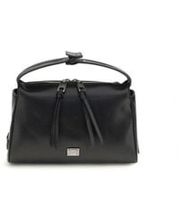 Dolce & Gabbana - Black Calf Leather Bos Taurus Handbag - Lyst
