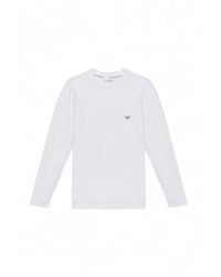 Emporio Armani - White Cotton Shirt - Lyst