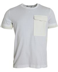 Dolce & Gabbana - Cotton Pocket Short Sleeves T-Shirt - Lyst