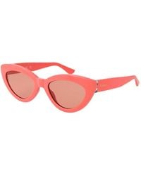 Guess - Pink Plastic Sunglasses - Lyst