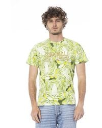 Roberto Cavalli - Green Cotton Men T - Lyst