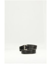 Prada - Black Calf Leather Bos Taurus Regular Belt - Lyst