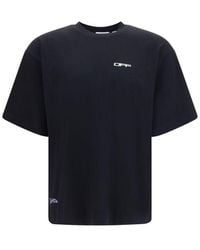 Off-White c/o Virgil Abloh - Black Cotton T-shirt - L - Lyst
