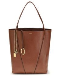 Chloé - Brown Calf Leather Bos Taurus Shoulder Bag - Lyst