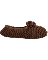 Dolce & Gabbana - Elegant Wool Knit Ballerina Flats - Lyst