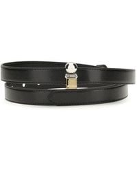 Jacquemus - Black Calf Leather Bos Taurus Regular Belt - Lyst
