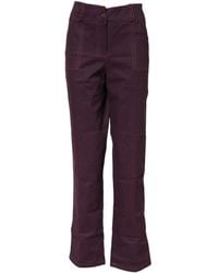 Bencivenga - Purple High Waisted Tapered Pants - Lyst