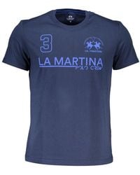 La Martina - Cotton T-Shirt - Lyst