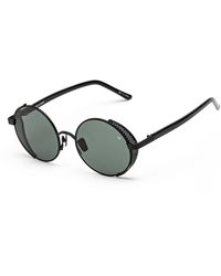 Belstaff - Black Stainless Steel Sunglasses - Lyst