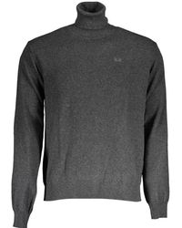 La Martina - Gray Wool Shirt - Lyst