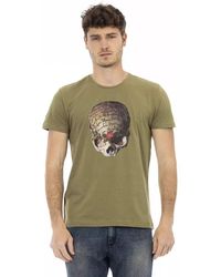 TRUSSARDI ACTION - Green Cotton Men T - Lyst