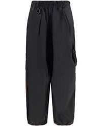 Y-3 - Black Polyamide Cargo Pants - L - Lyst