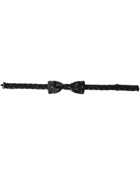 Dolce & Gabbana - Silk Floral Adjustable Neck Papillon Bow Tie - Lyst