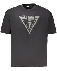 Guess - Black Cotton Men's T - Lyst