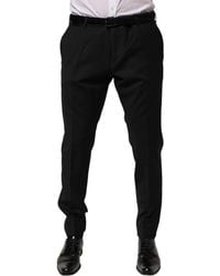 Dolce & Gabbana - Wool Formal Dress Trouser Pants 02+Pl+Se+Wv - Lyst