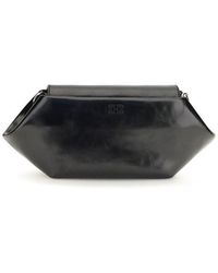 Ganni - Black Polyethylene Shoulder Bag - Lyst