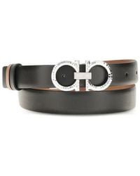 Ferragamo - Multicolor Calf Leather Bos Taurus Regular Belt - Lyst