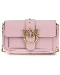 Pinko - Multicolor Calf Leather Bos Taurus Shoulder Bag - Lyst