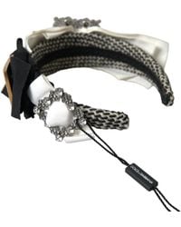 Dolce & Gabbana - Crystal Embellished Headband Diadem - Lyst