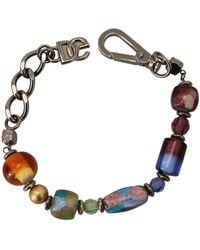 Dolce & Gabbana - Chain Brass Beaded Lobster Clasp Bracelet - Lyst