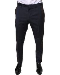 Dolce & Gabbana - Cotton Wool Formal Dress Pants - Lyst