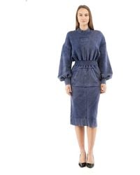 Moschino - Multicolor Cotton Casual Dress - Lyst