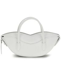 Fiorucci - White Calf Leather Bos Taurus Shoulder Bag - Lyst