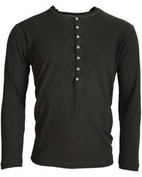 DSquared² - Cotton Linen Long Sleeves Pullover Sweater - Lyst