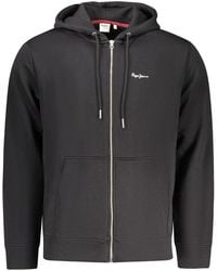 Pepe Jeans - Black Cotton Men's Sweatshirt - Lyst