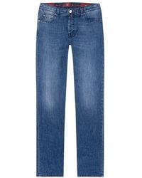 Tramarossa - Blue Cotton Jeans & Pant - Lyst