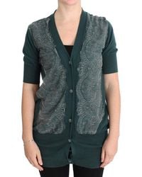 Pink Memories - Lace Cotton Cardigan Sweater - Lyst