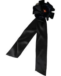Dolce & Gabbana - Silk Brass Floral Hair Pin Brooch - Lyst