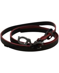 CoSTUME NATIONAL - Italian Leather Fashion Belt - Lyst
