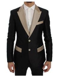 Dolce & Gabbana - Black Silk Blazer - Lyst