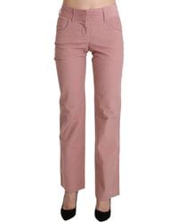 Ermanno Scervino - Chic Mid Waist Straight Trouser - Lyst