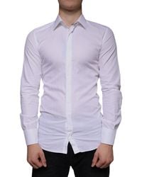 Dolce & Gabbana - Cotton Dress Formal Shirt - Lyst