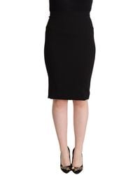 Dolce & Gabbana - Chic High Waist Pencil Skirt - Lyst