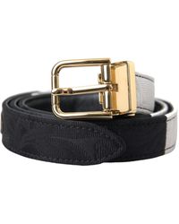Dolce & Gabbana - Patchwork Metal Buckle Belt - Lyst