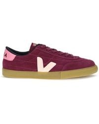Veja - Purple Calf Leather Bos Taurus Low Top Sneakers - Lyst