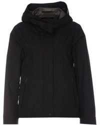 Herno - Black Polyester Shell Jacket - Lyst